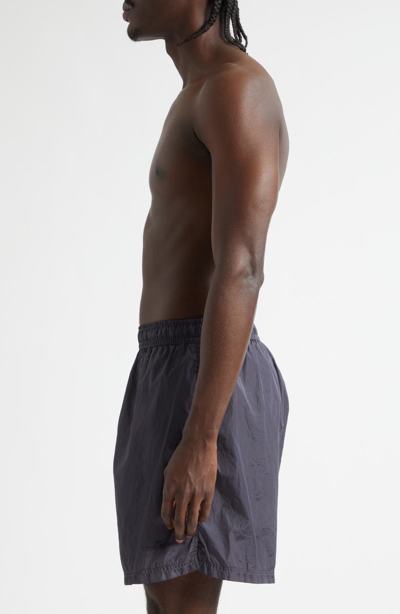 Stone Island Nylon Shorts, Alternate, color, Blue Grey