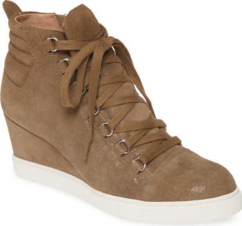 linea paolo fenton wedge sneaker
