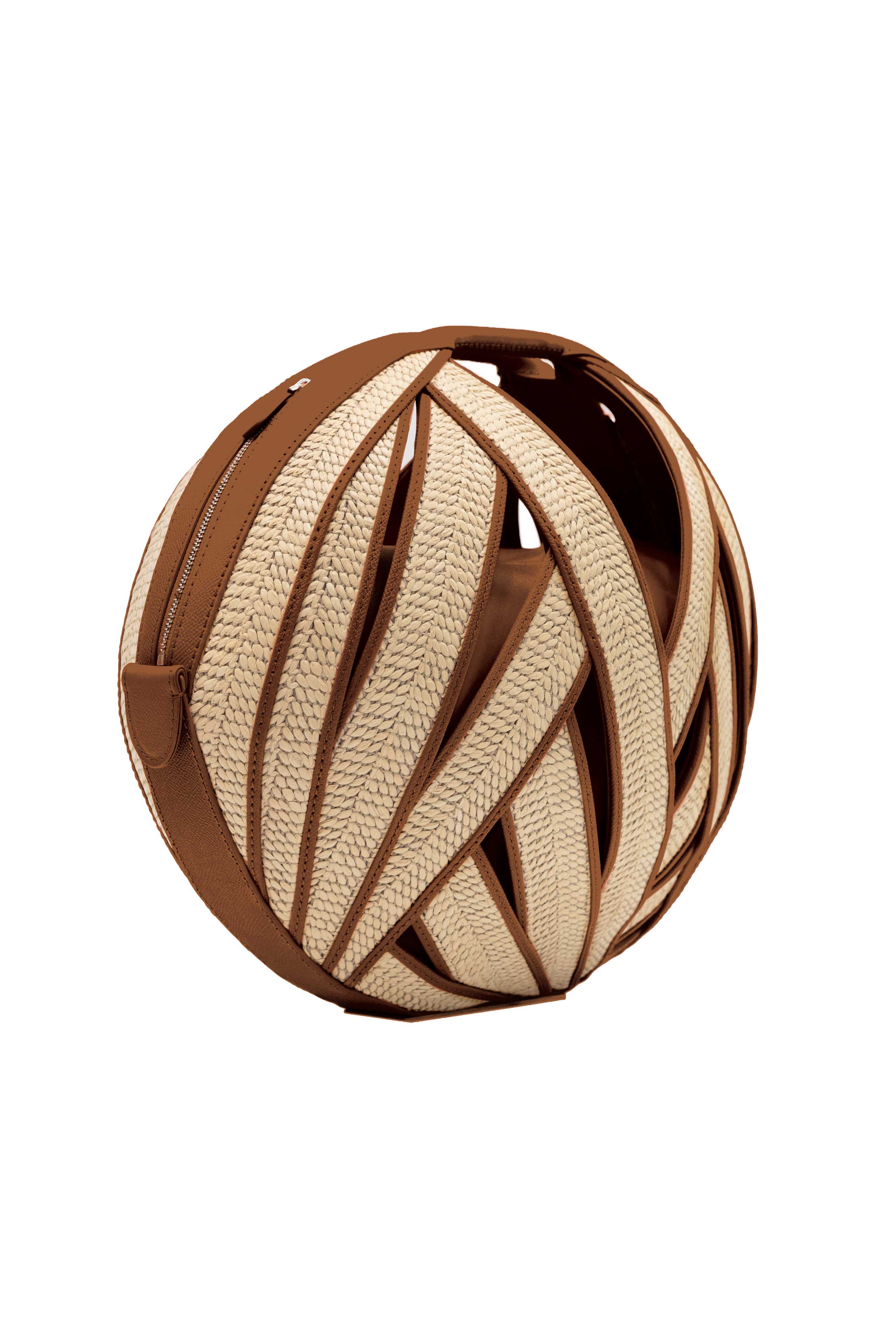 Le Panier Raphia Handbag, Alternate, color, RAPHIA | CARAMEL