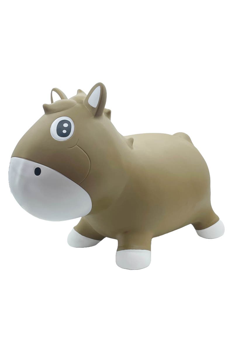 Pop It Up Inflatable Bouncing Horse Jolly Camel, Brown, Main, color, Brown