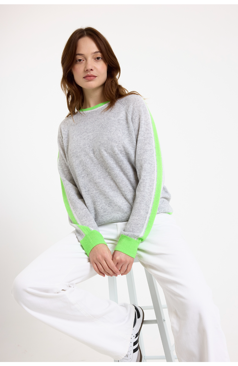 Brodie Pure Cashmere Long Sleeve 100% Cashmere Sweater, Alternate, color, Super Grey