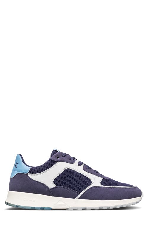 Clae Joshua Sneaker In Navy Quiet Grey