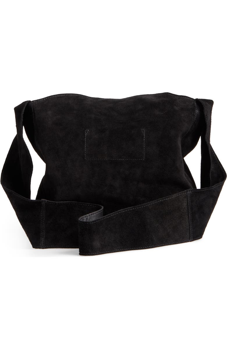 Topshop Susie Mini Leather Hobo, Alternate, color,