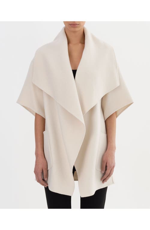 Lamarque Penelope | Double Face Wool Coat In Neutral