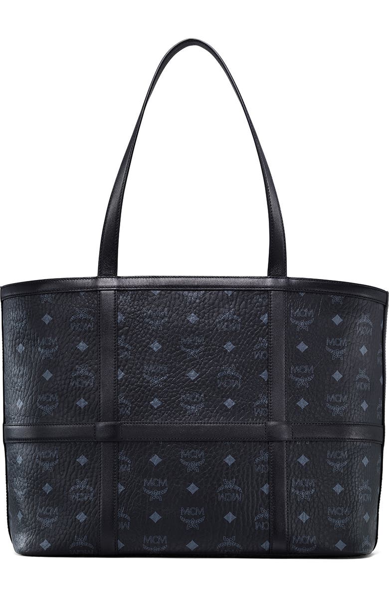 MCM Medium Delmy Visetos Shopper, Alternate, color,