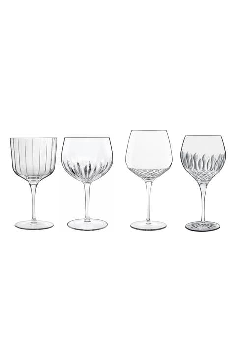 4-Piece Assorted Gin & Tonic Glass Set
