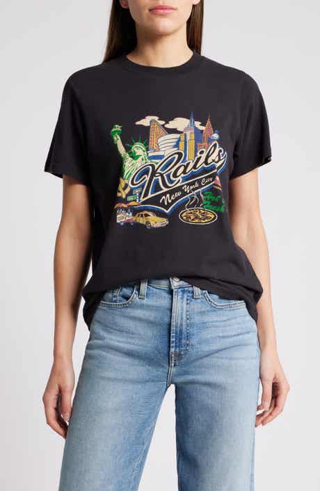 Rails NYC Cotton Graphic T-Shirt