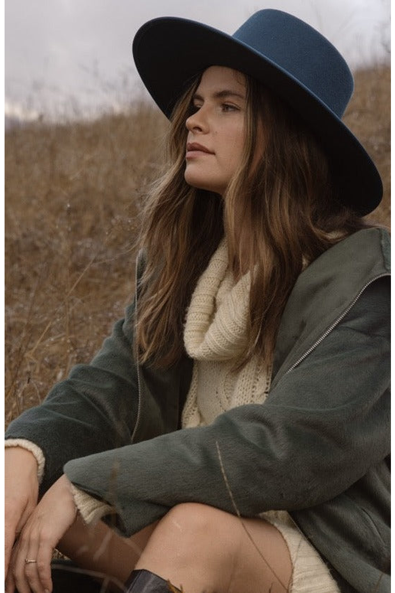 Jess Boater Hat, Alternate, color, Midnight Blue