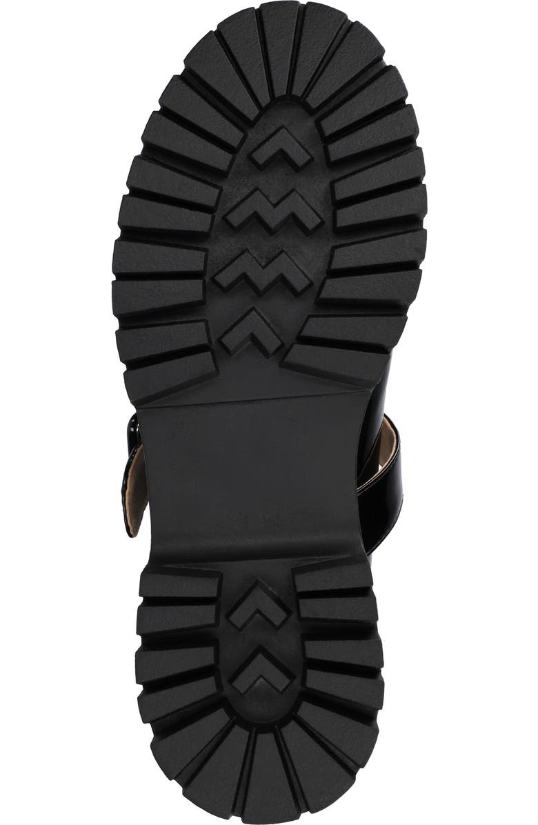 Journee Collection Suvi Mary Jane Loafer, Alternate, color, Patent/ Black