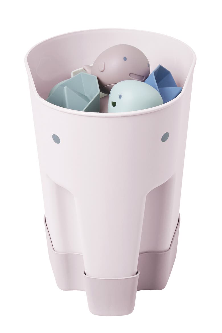 Ellie Bath Toy Caddy, Alternate, color, BLUSH