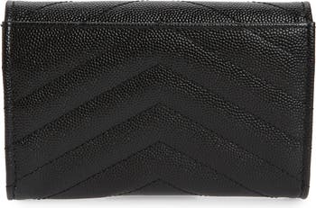 Monogram Quilted Leather French Wallet