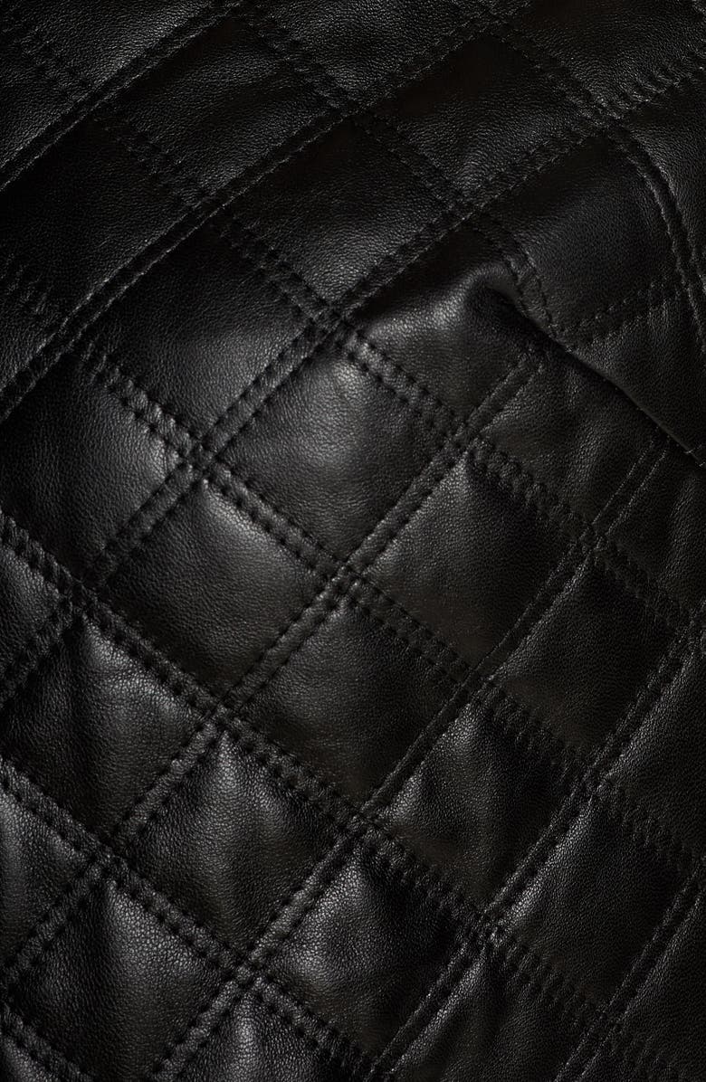 Lafayette 148 New York Tanner Quilted Leather Jacket, Alternate, color, 