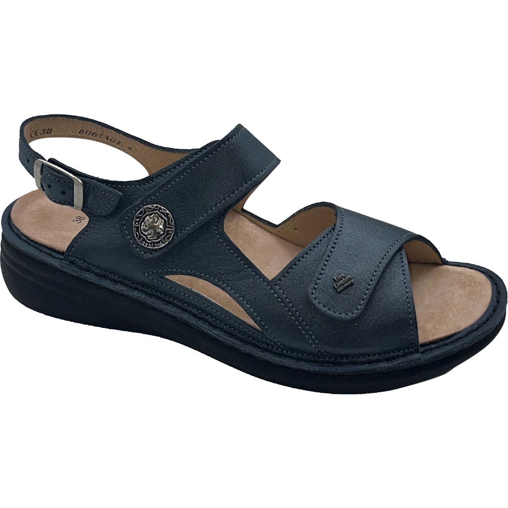 Finn Comfort Barbuda Sandal In Steel