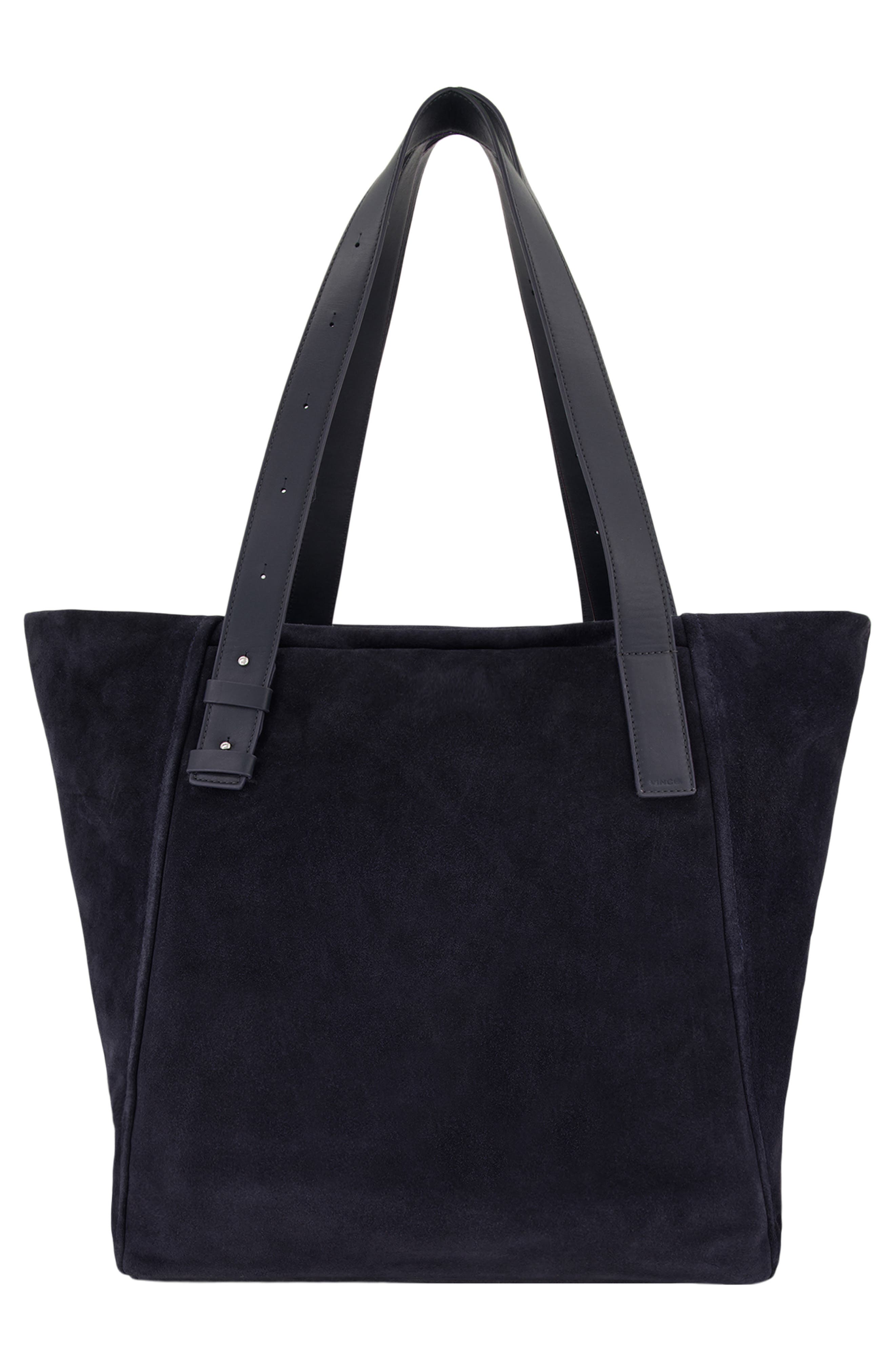 Vince Westmore XL Suede Tote, Alternate, color, Night Blue