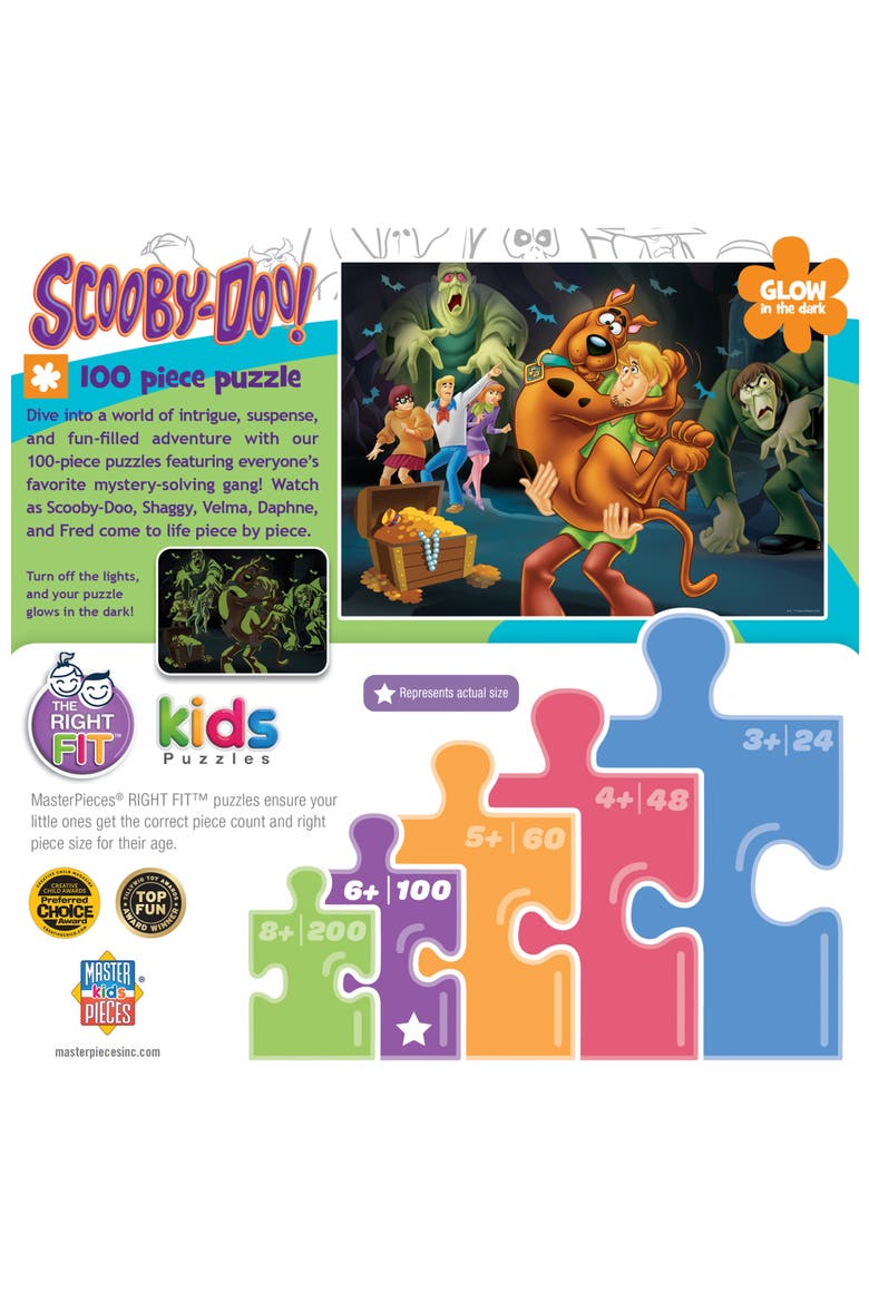 Scooby-Doo Zoinks! 100 Piece Puzzle, Alternate, color, Multicolor