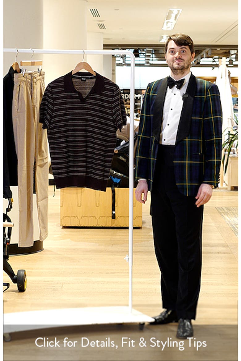 H-Narciso Stripe Johnny Collar Polo video