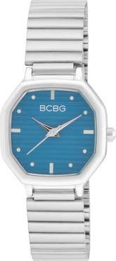 BCBG Octagon Quartz Bracelet Watch, 26mm