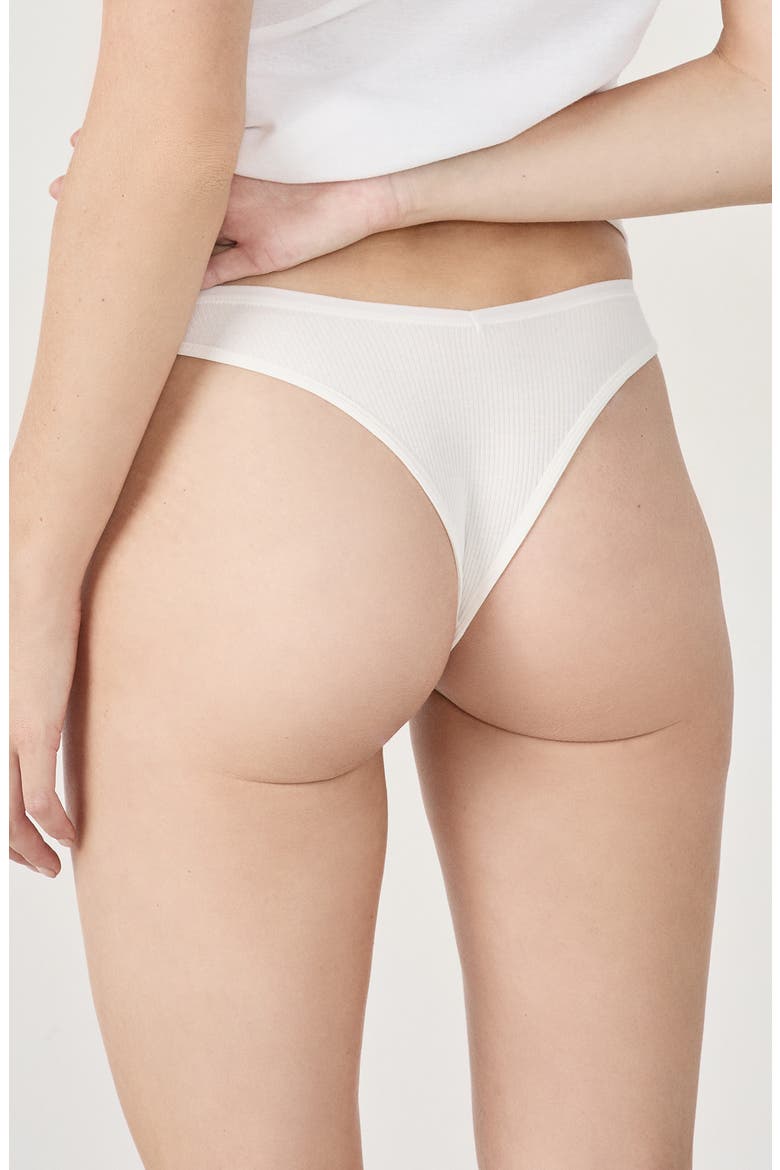 3-Pack Rib Thongs, Alternate, color, BLUSH