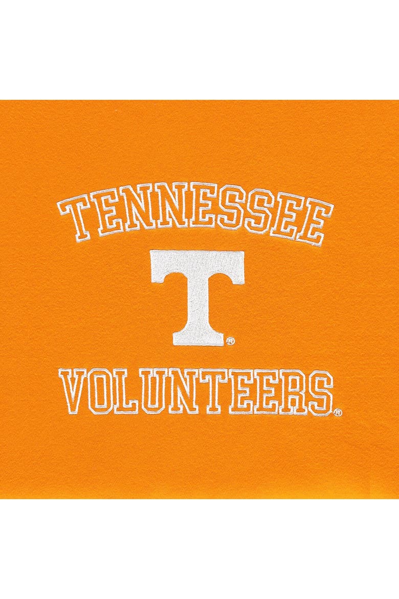Women's Hype and Vice Tennessee Orange Tennessee Volunteers Colorblock Rookie Crew Pullover Sweatshirt, Alternate, color, Tennessee Orange