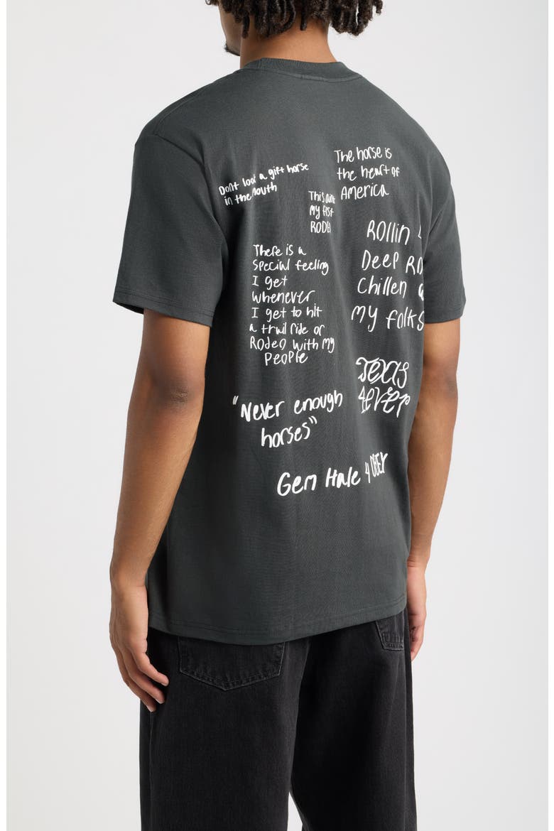 Rodeo Graphic T-Shirt, Alternate, color, VINTAGE BLACK
