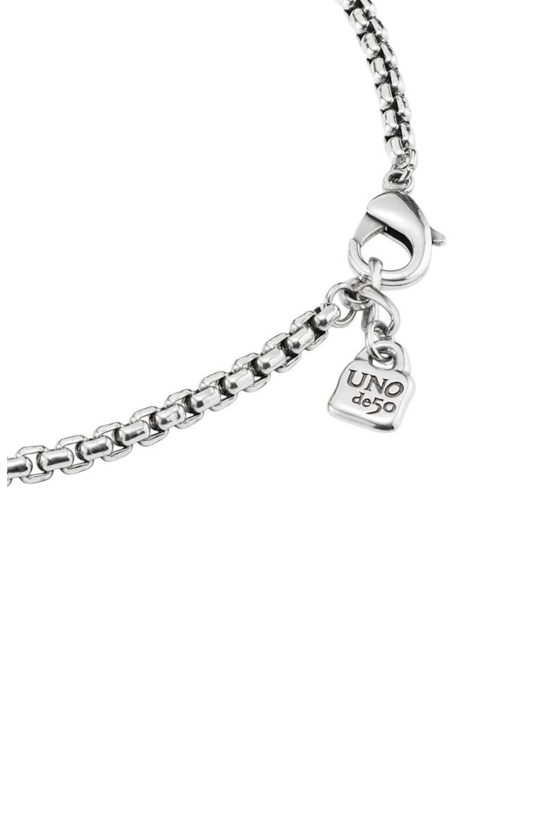 Linear Link Necklace, Alternate, color, Silver