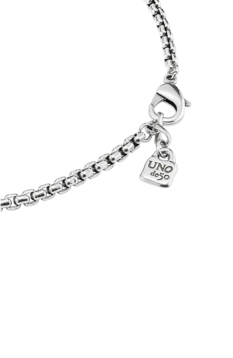 UNODE50 Linear Link Necklace, Alternate, color, Silver