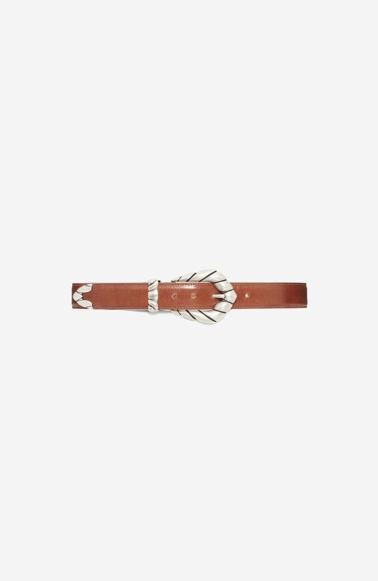 IRO Embella Belt, Main, color, Cognac