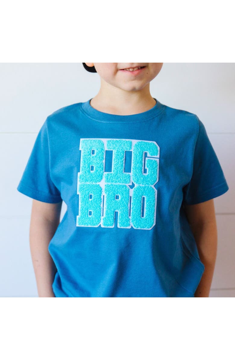 Sweet Wink Big Bro Patch Short Sleeve T-Shirt, Alternate, color, Indigo
