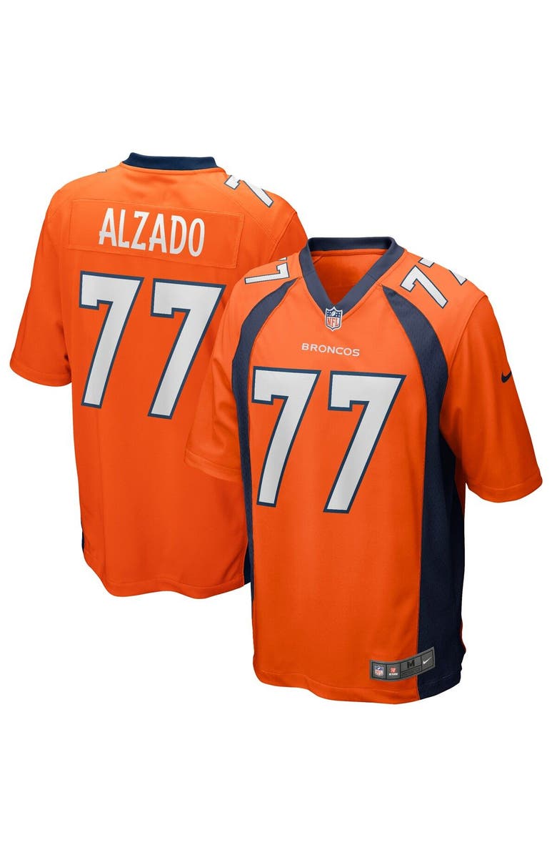 Nike Men's Nike Lyle Alzado Orange Denver Broncos Game Retired Player Jersey, Main, color, 