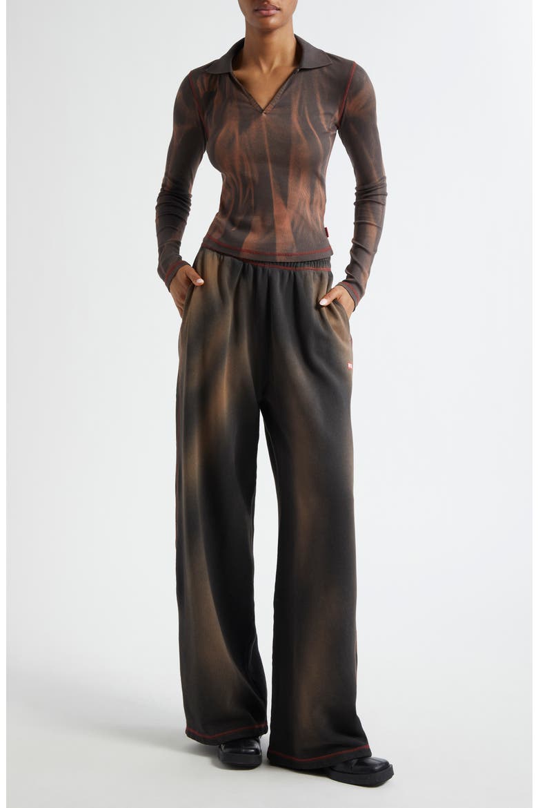 P-Zeniz Cotton Sweatpants, Alternate, color, OCHRE