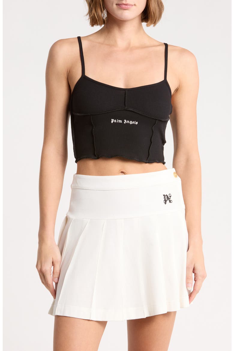 Seamed Camisole, Main, color, BLACK/WHITE