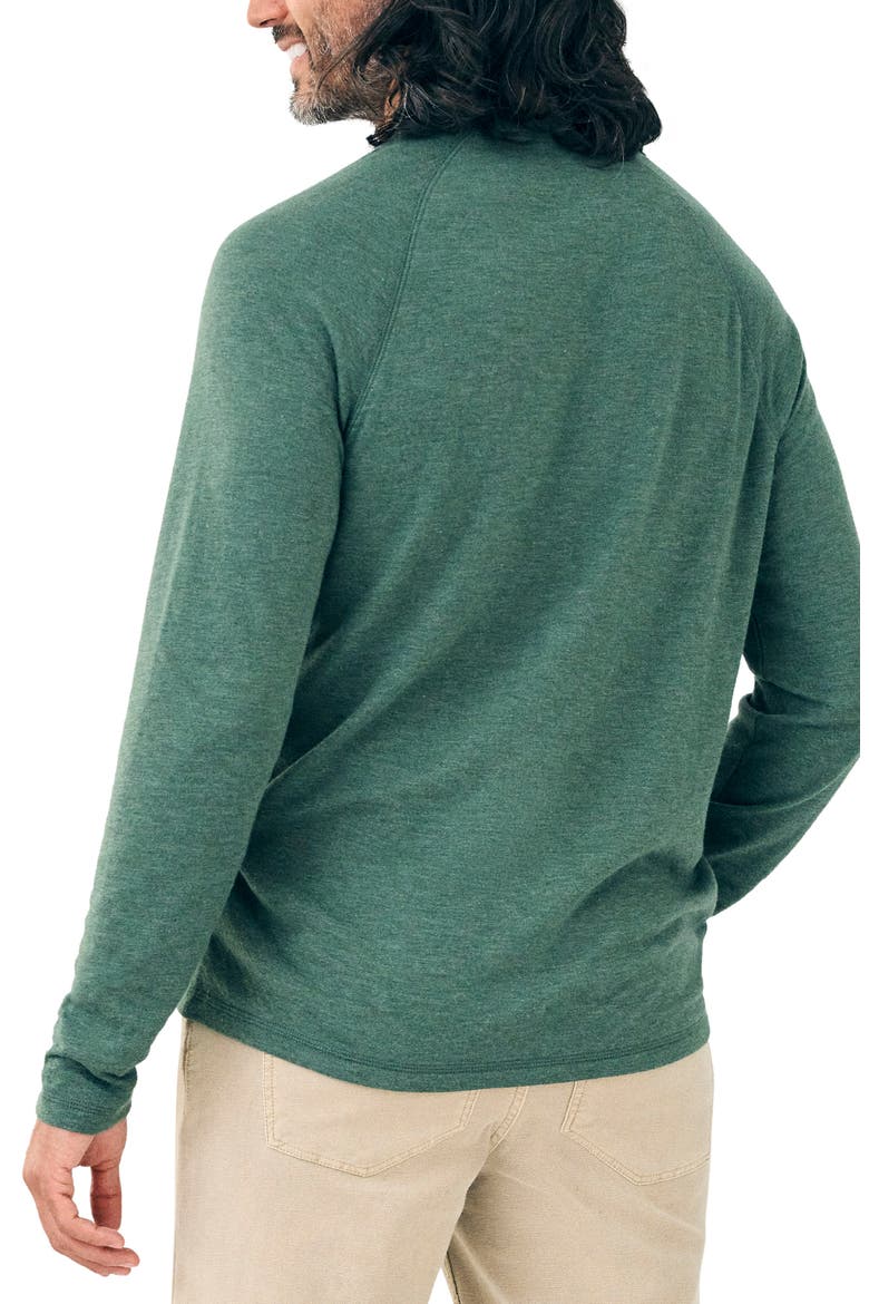 Cloud Henley, Alternate, color, DEEP FERN HEATHER