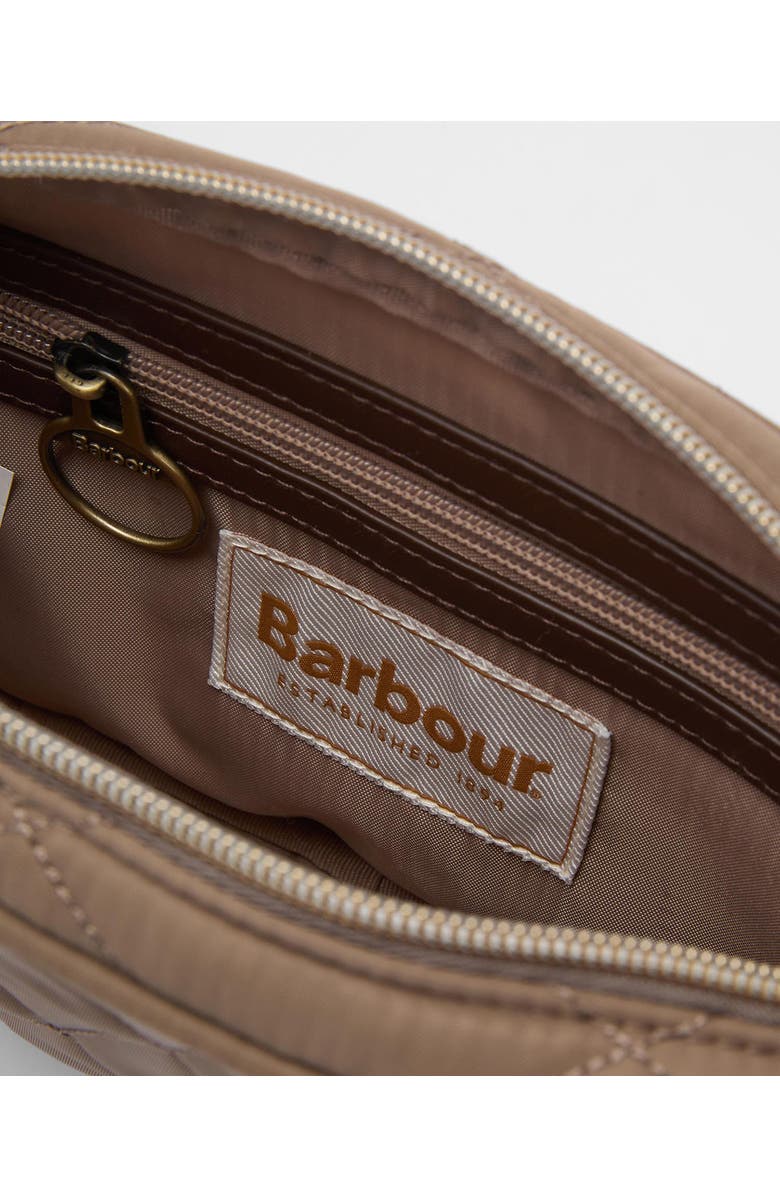 Barbour Quilted Nylon Crossbody Bag, Alternate, color, New Sand