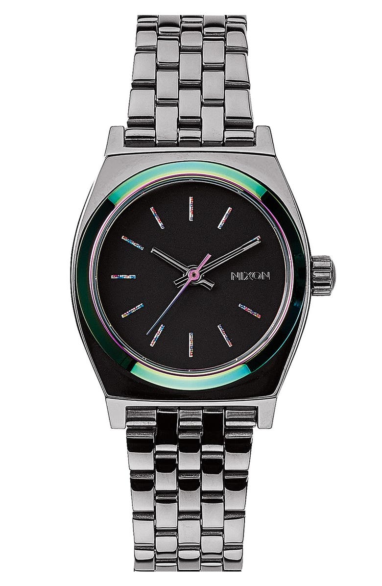 Nixon 'The Small Time Teller' Bracelet Watch, 26mm, Main, color, 