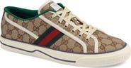 Gucci Web Canvas Low Top Sneaker