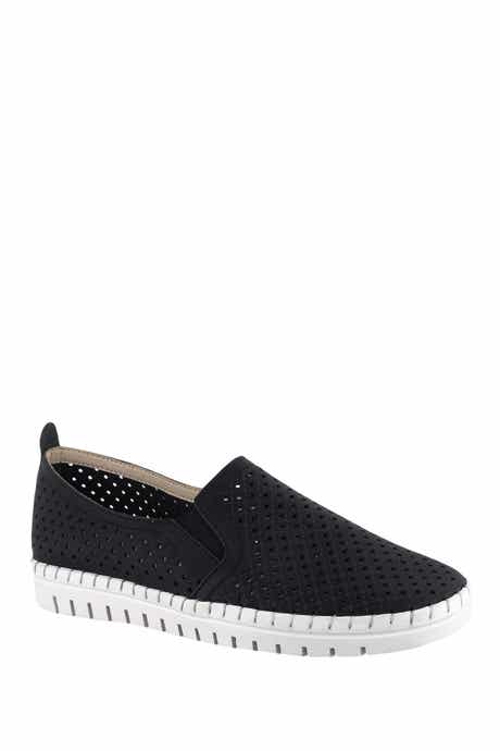 EASY STREET Fresh Perforated Slip-On Sandal - Multiple Widths Available