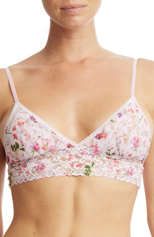Hanky Panky Padded Lace Bralette In Multi