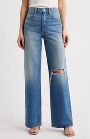 SLVRLAKE Grace High Waist Wide Leg Jeans