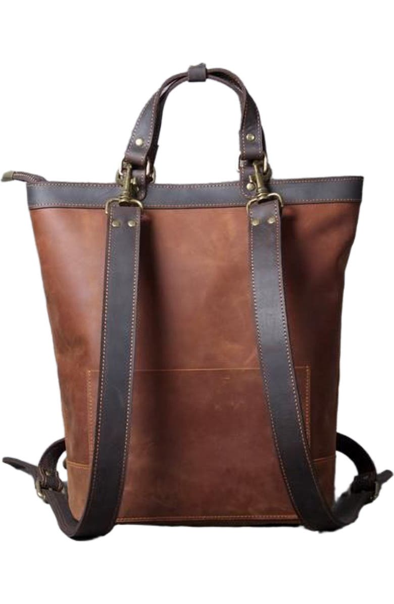 STEEL HORSE LEATHER The Icarus | Handmade Vintage Leather Backpack, Alternate, color, Brown