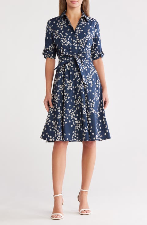 Short Sleeve Cotton Shirtdress