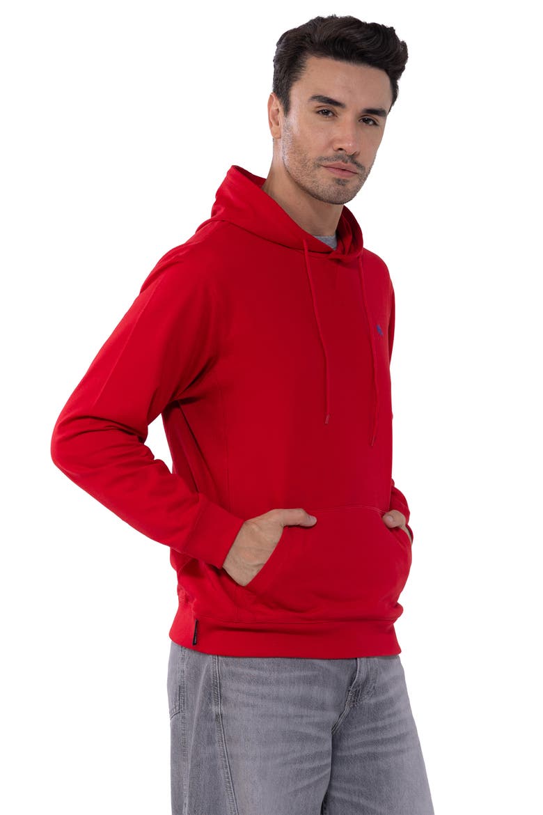 Pullover Hooded Sweatshirt, Alternate, color, Red