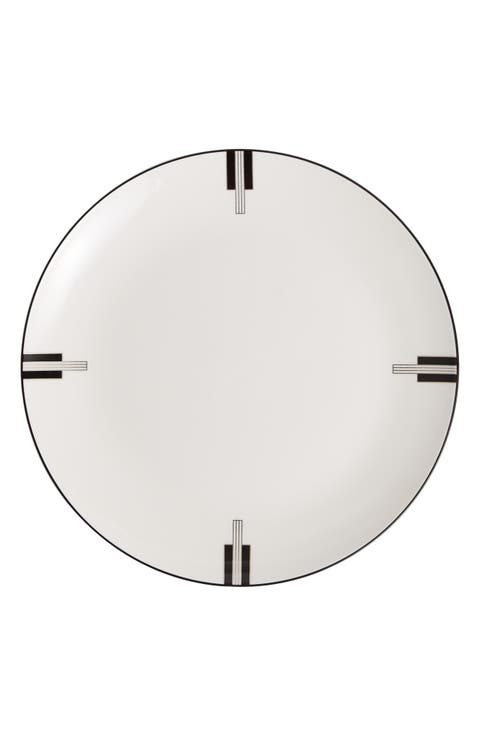 x Vera Wang Luxe Graphite Bone China Plate