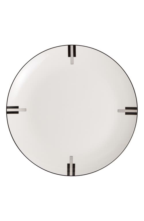 Wedgwood X Vera Wang Luxe Graphite Bone China Plate In No Color