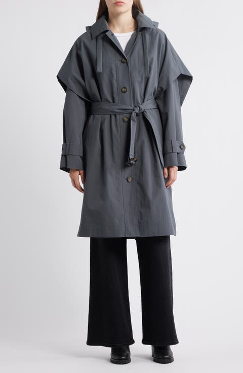 Women's Grey Trench Coats | Nordstrom