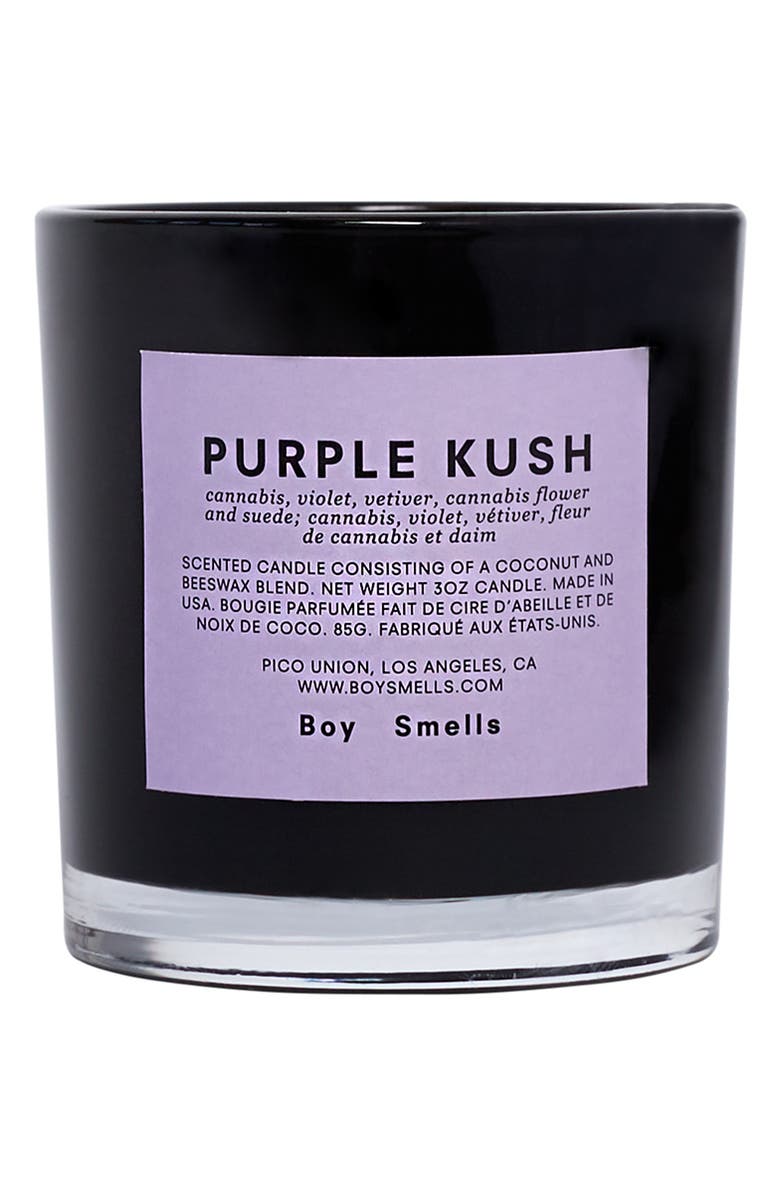 Boy Smells Purple Kush Scented Votive Candle, Main, color,