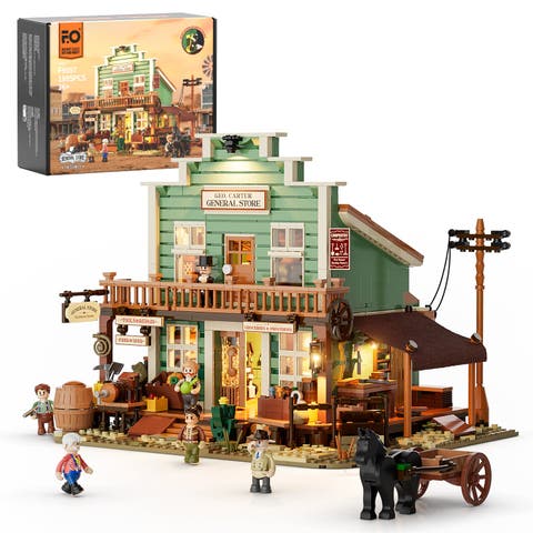 Vintage Wild West General Store Lighting Building Set Model OW1895G