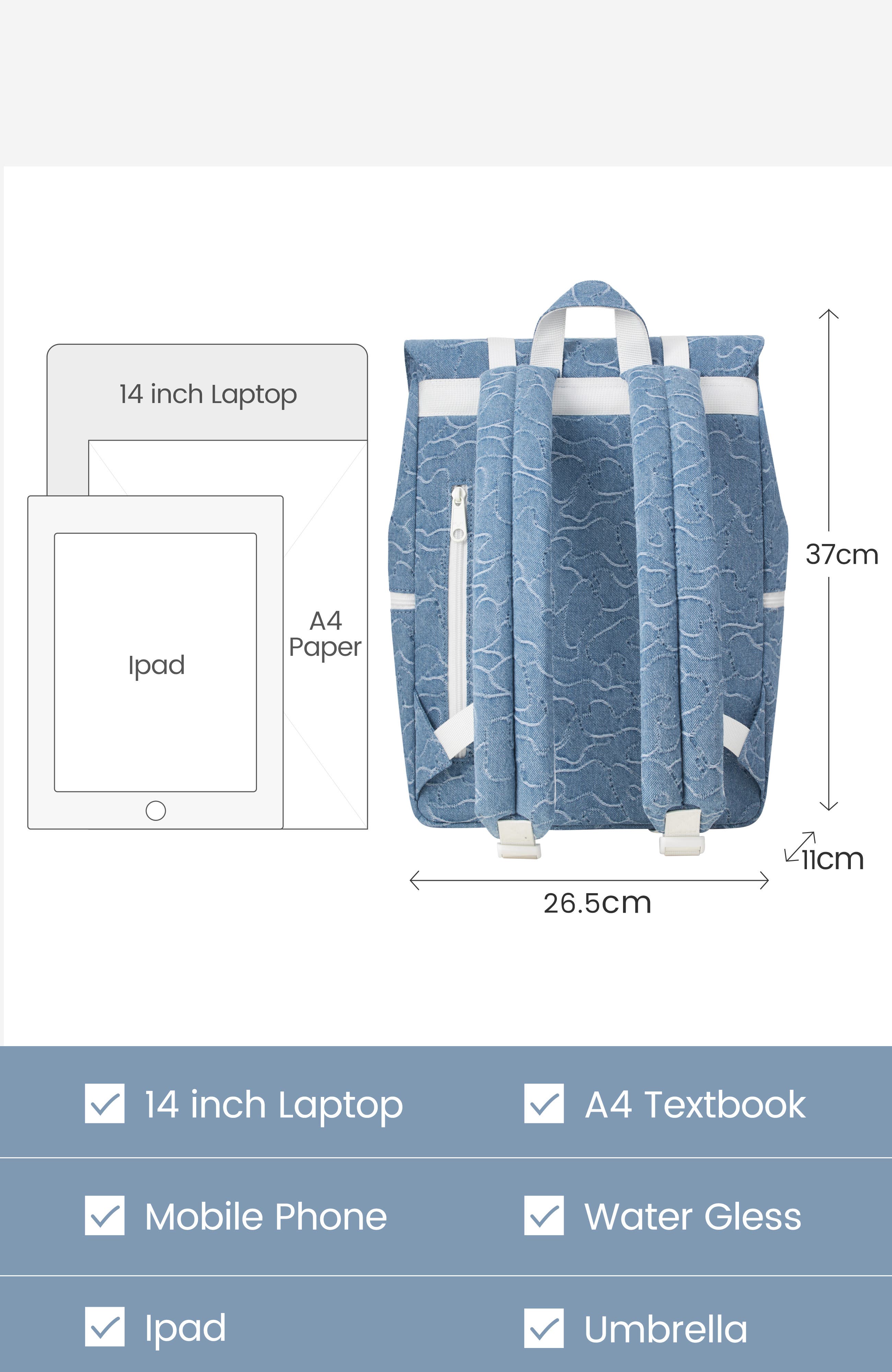 MaH Camouflage Denim Siro Backpack, Alternate, color, Camouflage Denim