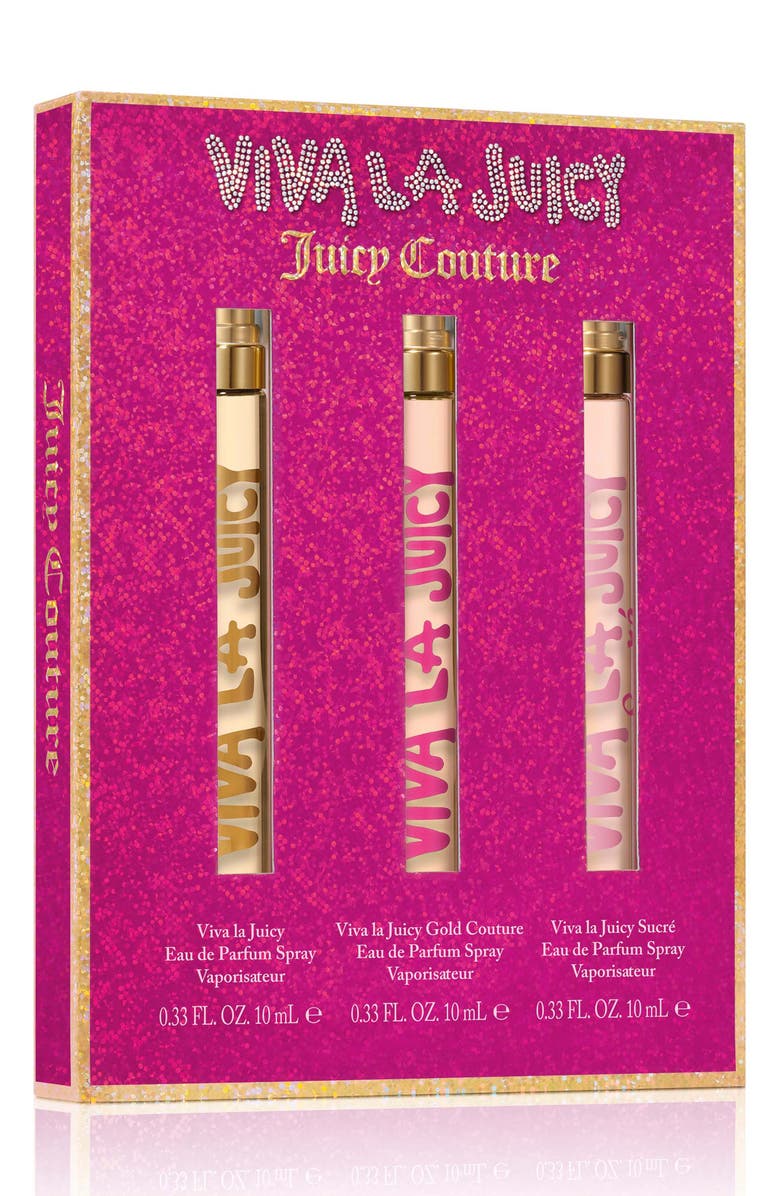 Juicy Couture Viva La Juicy Travel Spray Trio $96 Value, Alternate, color, 