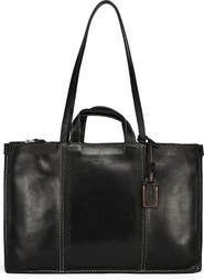 OLD TREND Freesia Genuine Leather Structured Carryall Tote