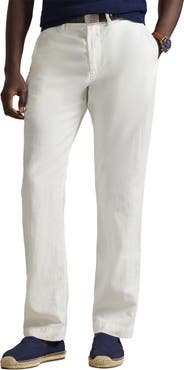 Polo Ralph Lauren Bedford Classic Fit Linen & Cotton Pants